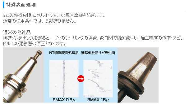 NT BT30-HDC07A-105 コレットホルダ シャンクBT30 把握径0.5〜7.0 105L エヌティーツール  その他DIY、業務、産業用品